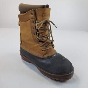 LaCrosse Ice King Boots Mens Size 9 Brown 10" 400G Leather Snow Winter Insulated